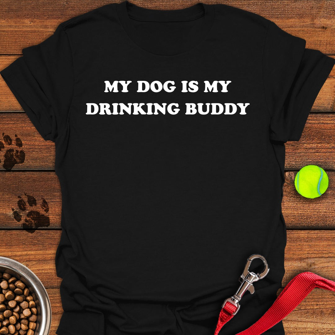 Dog Drinking Buddy Black
