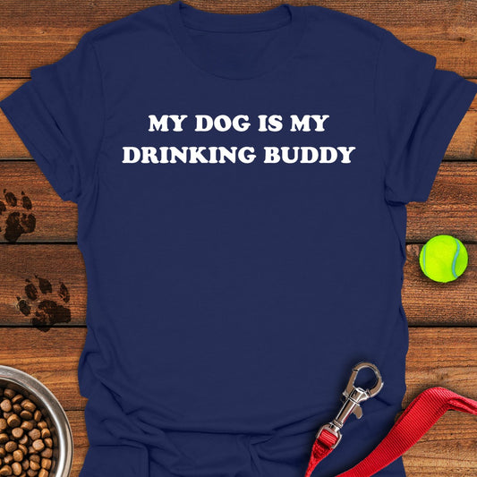 Dog Drinking Buddy Navy