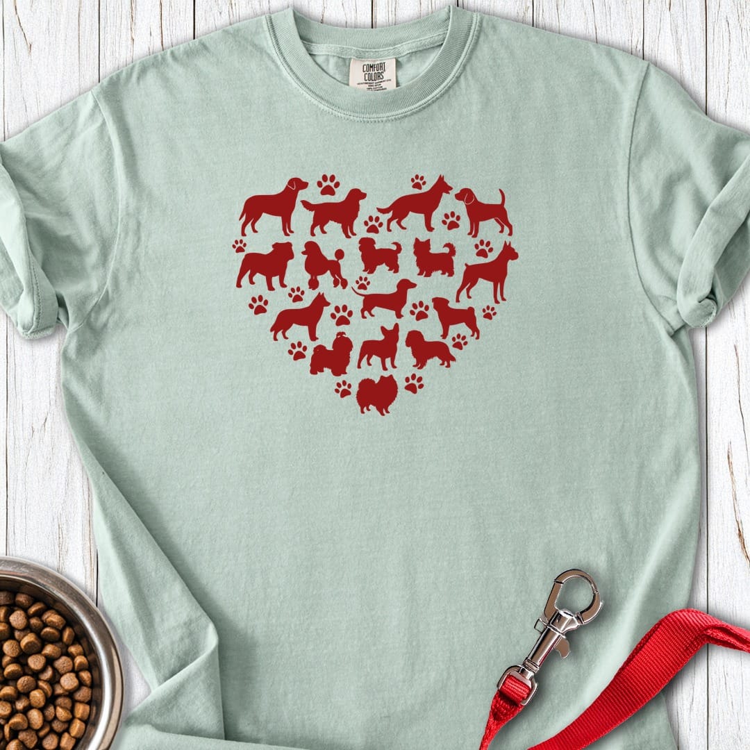 Dog Heart Premium Tee Bay