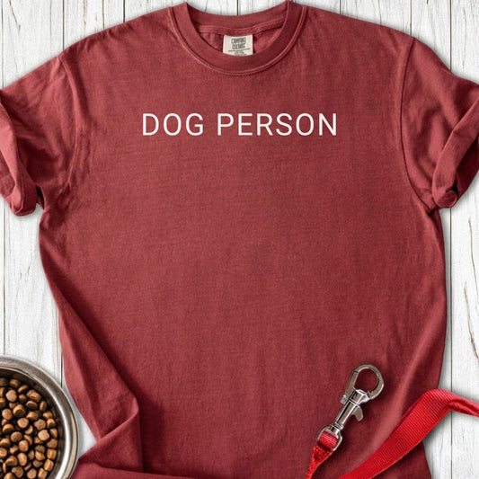 Dog Person Premium Tee Brick