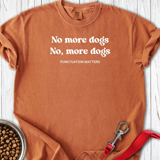 Dog Punctuation Matters Premium Tee Yam