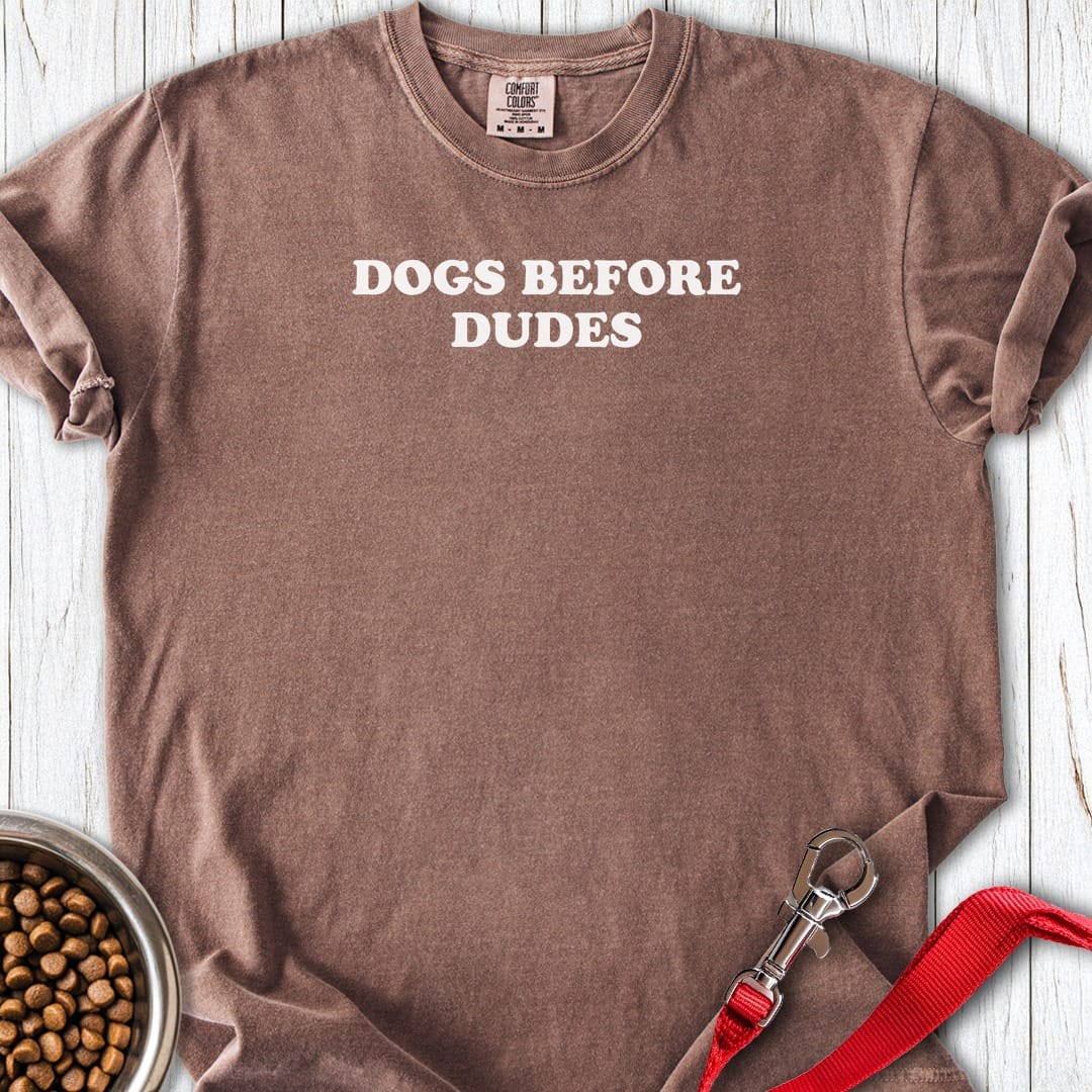 Dogs Before Dudes Premium Tee Espresso