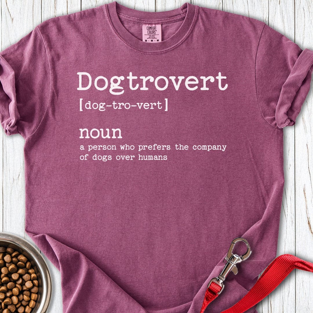 Dogtrovert Premium Tee Berry