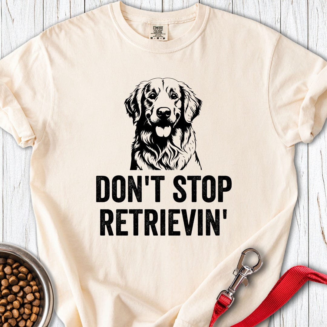 Don't Strop Retrievin' Golden Retriever Premium Tee Ivory