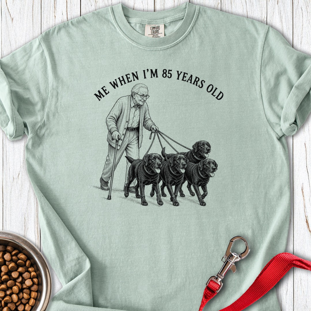 Elderly Lab Dad Premium Tee Bay