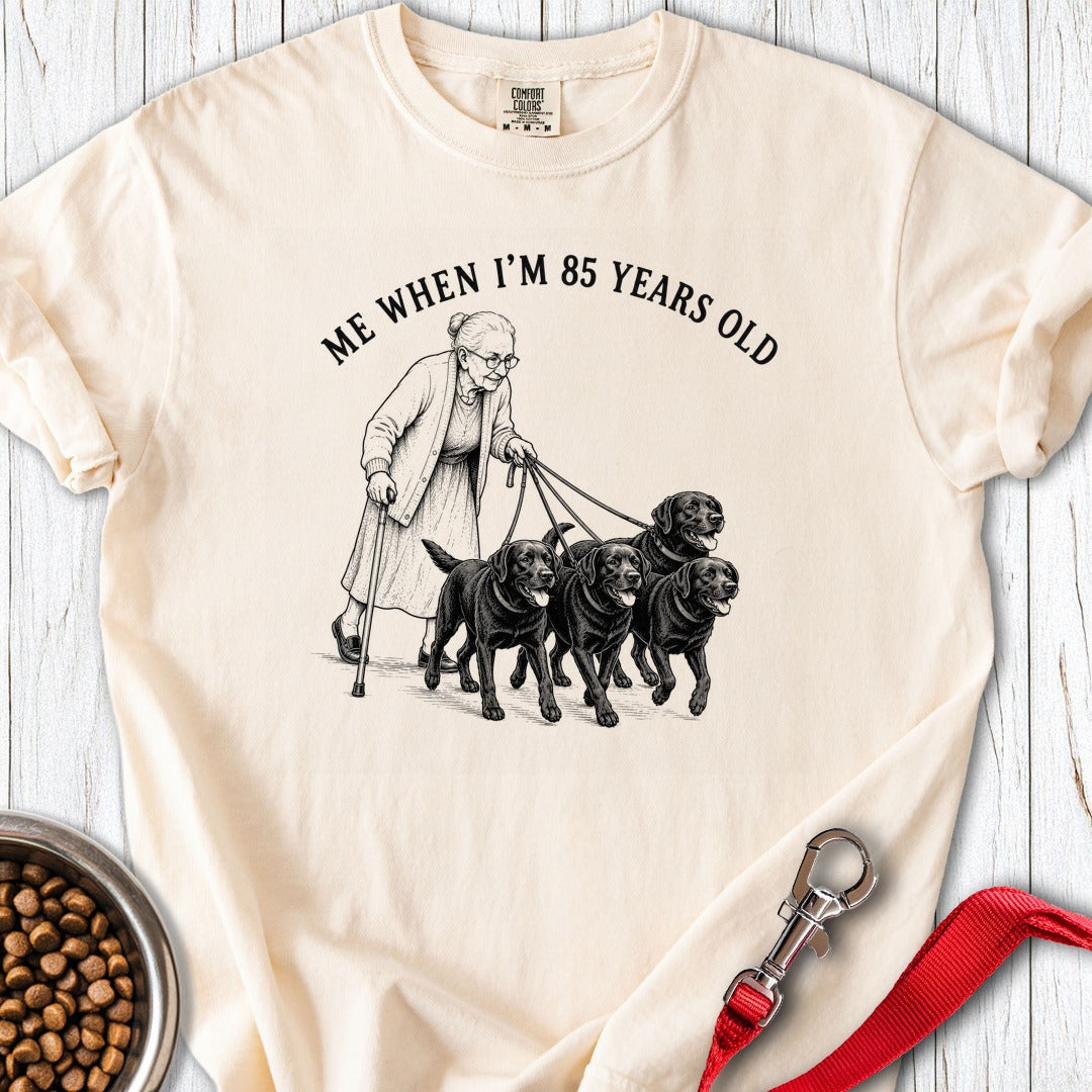 Elderly Lab Mom Premium Tee Ivory