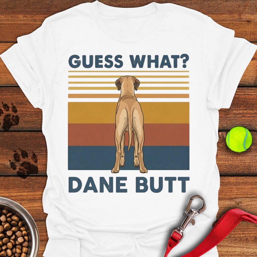 Fawn Great Dane Butt White