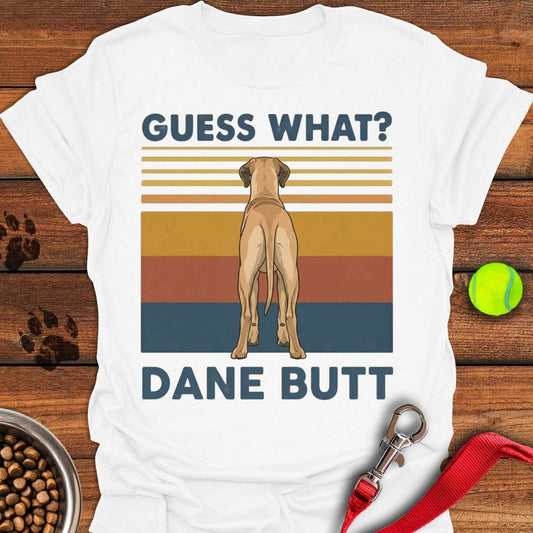 Fawn Great Dane Butt White