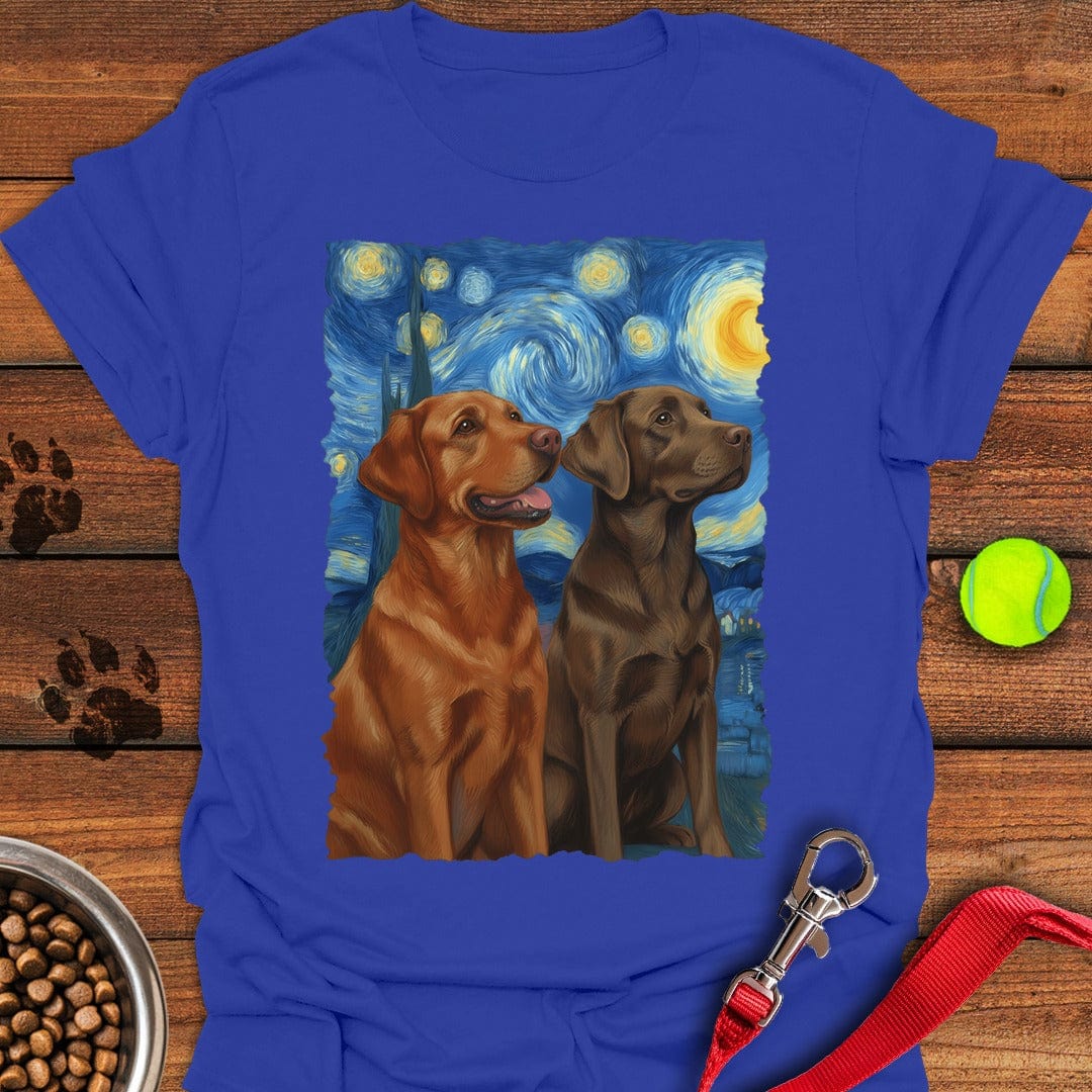 Fox Red & Chocolate Labrador Starry Night Royal