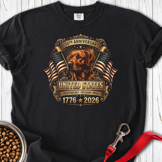 Fox Red Lab 250 USA Anniversary Premium Tee Black