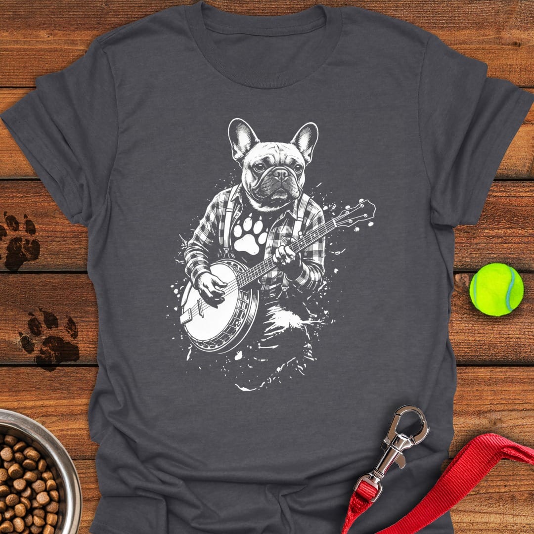 French Bulldog Banjo Dark Heather