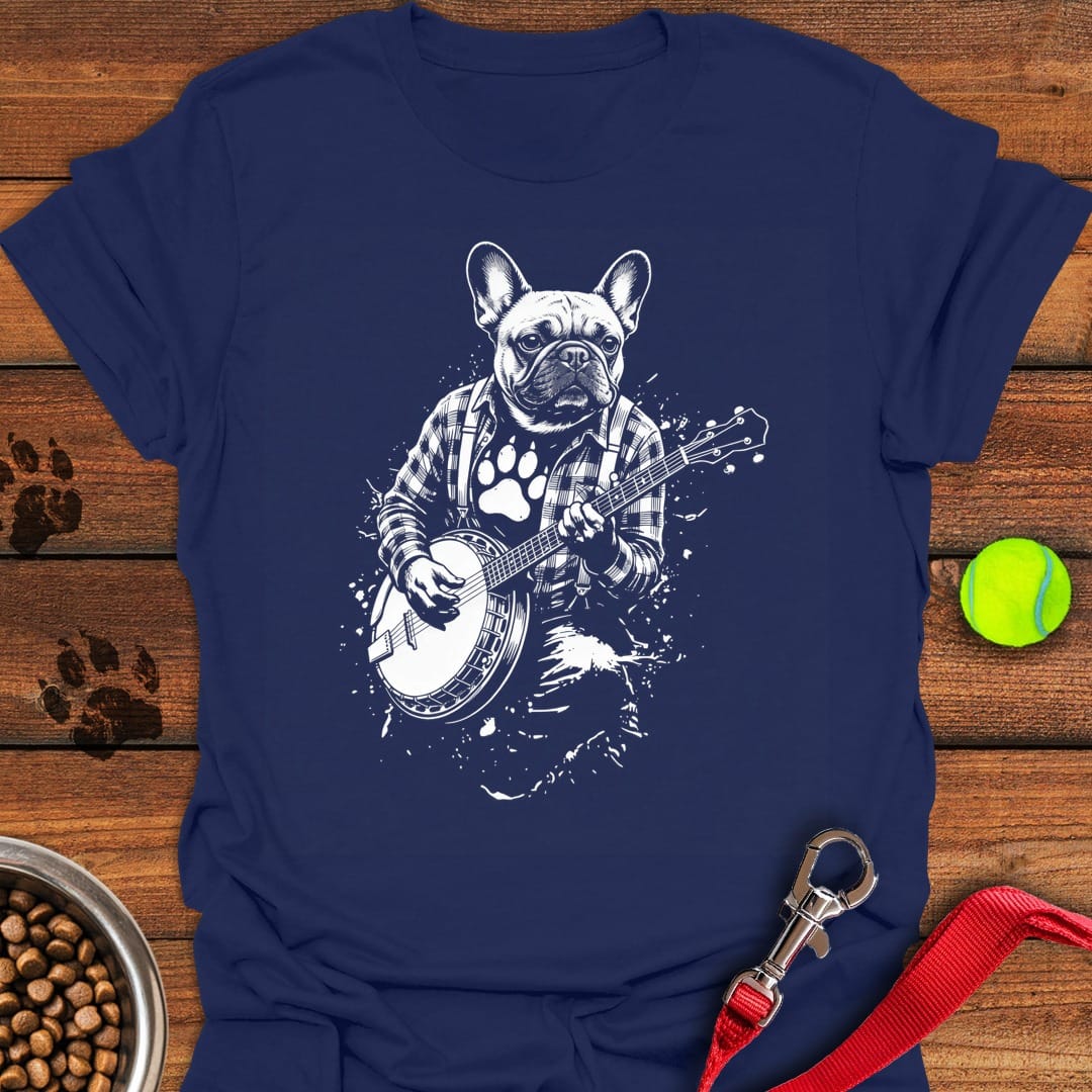 French Bulldog Banjo Navy