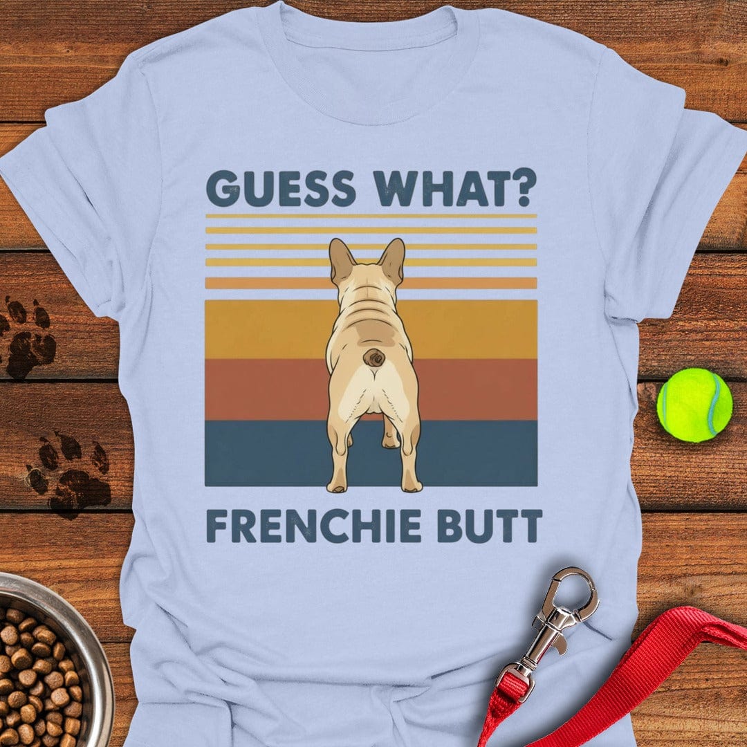 French Bulldog Butt Light Blue