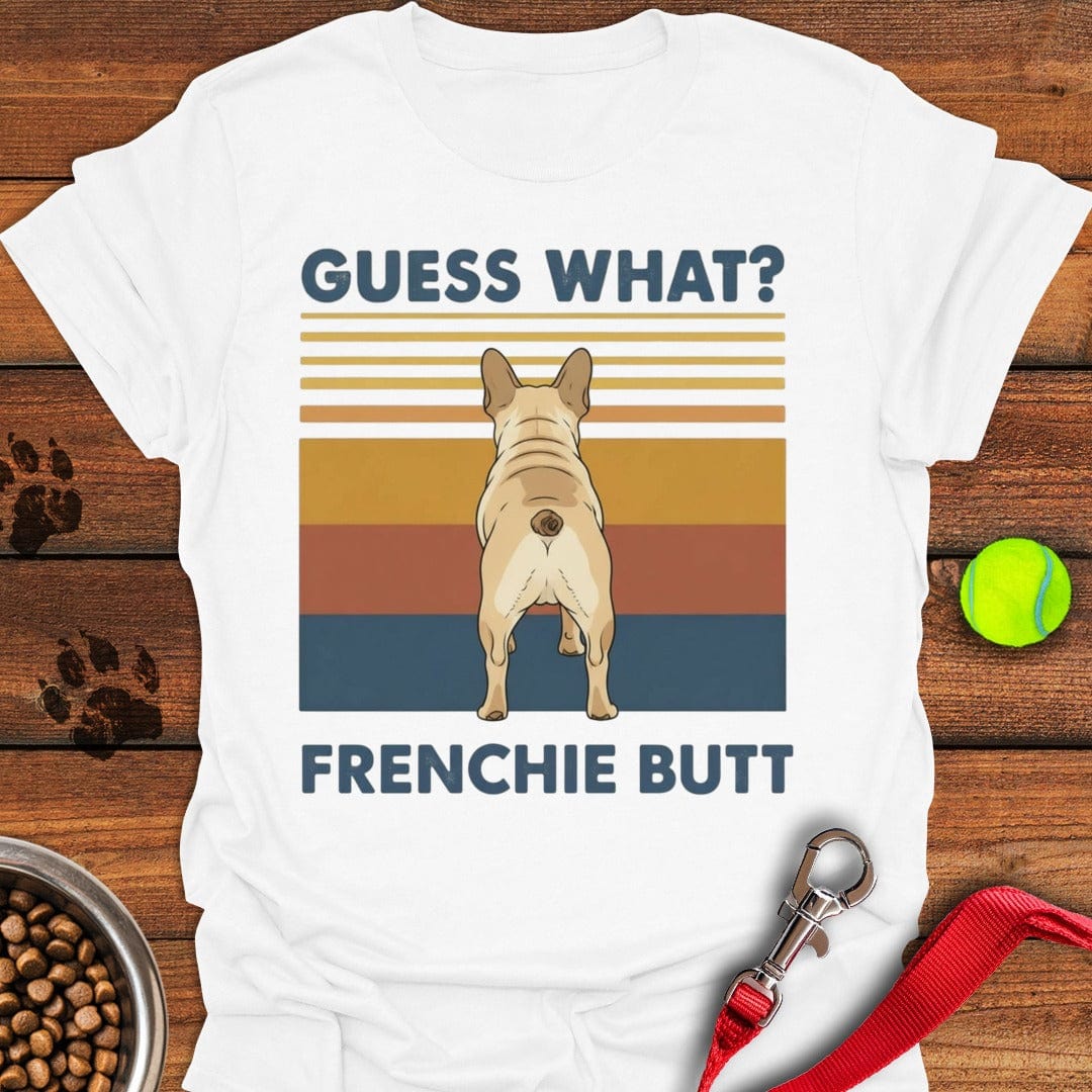 French Bulldog Butt White