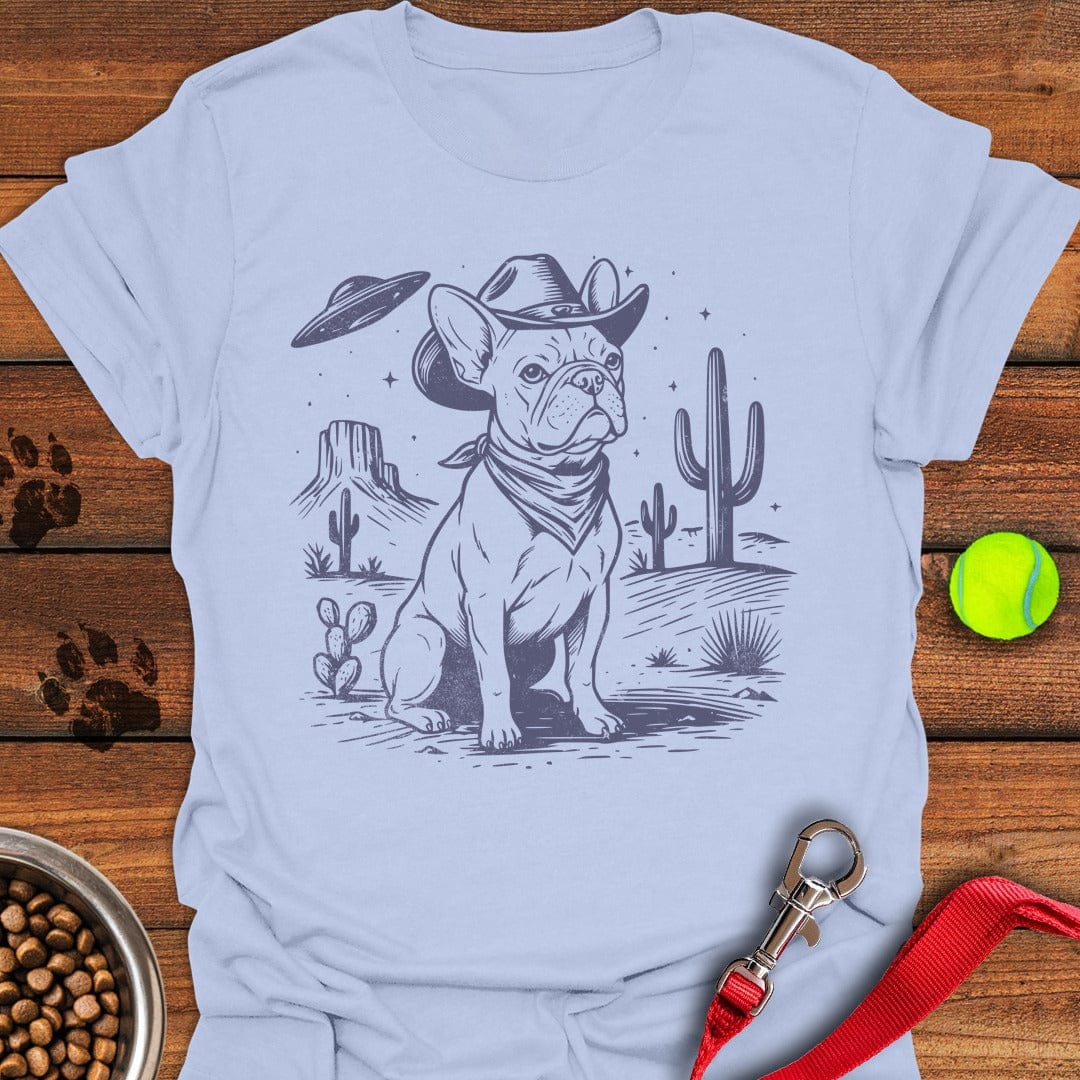 French Bulldog Cowboy Light Blue