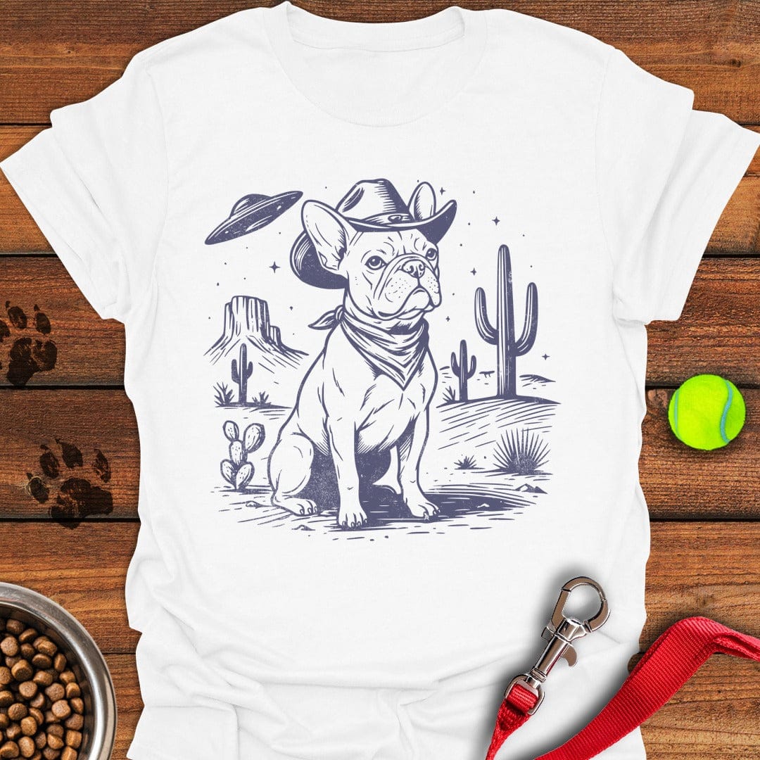 French Bulldog Cowboy White
