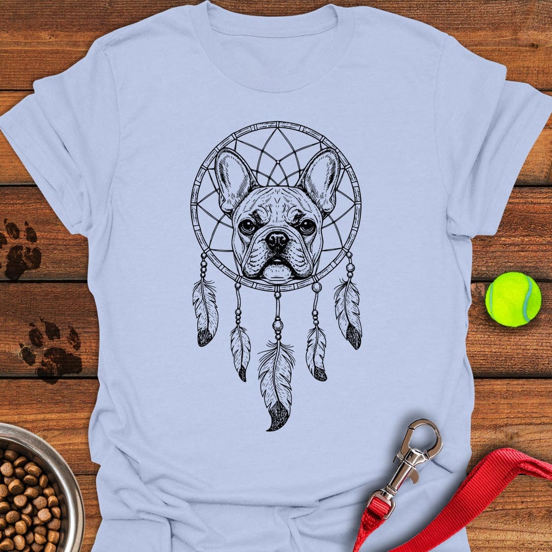 French Bulldog Dreamcatcher Light Blue