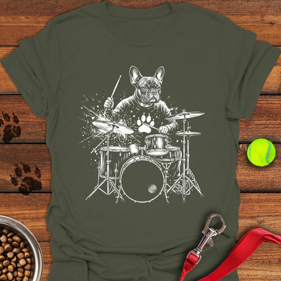 French Bulldog Drummer Military Green