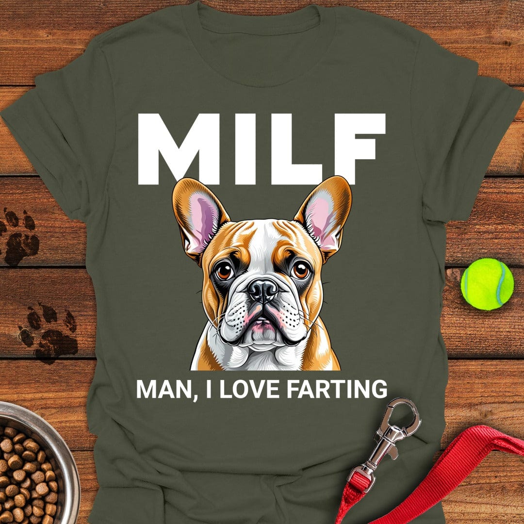 French Bulldog Fart Military Green