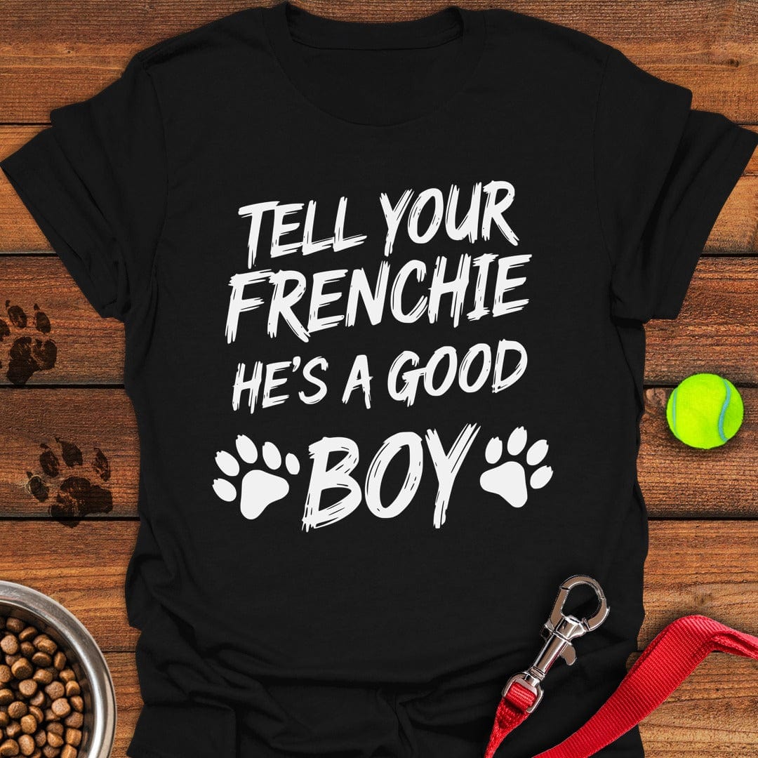 French Bulldog Good Boy Black