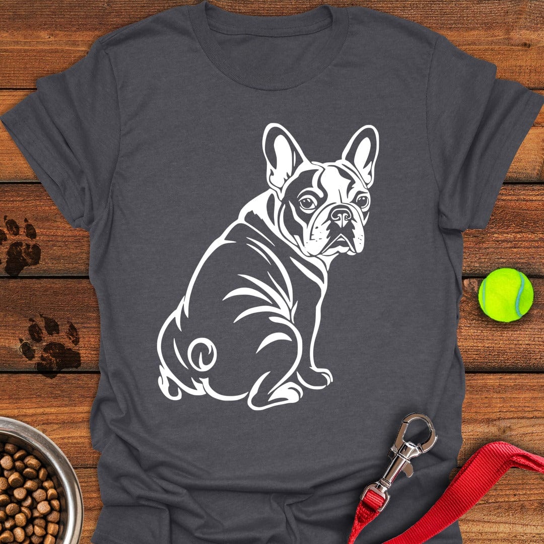 French Bulldog Graphic Dark Heather