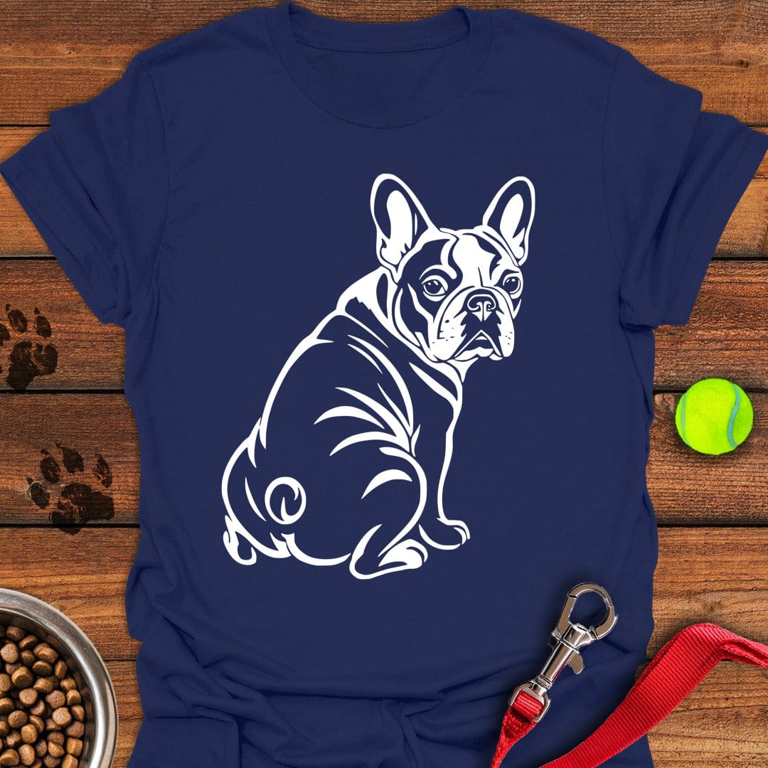 French Bulldog Graphic Navy