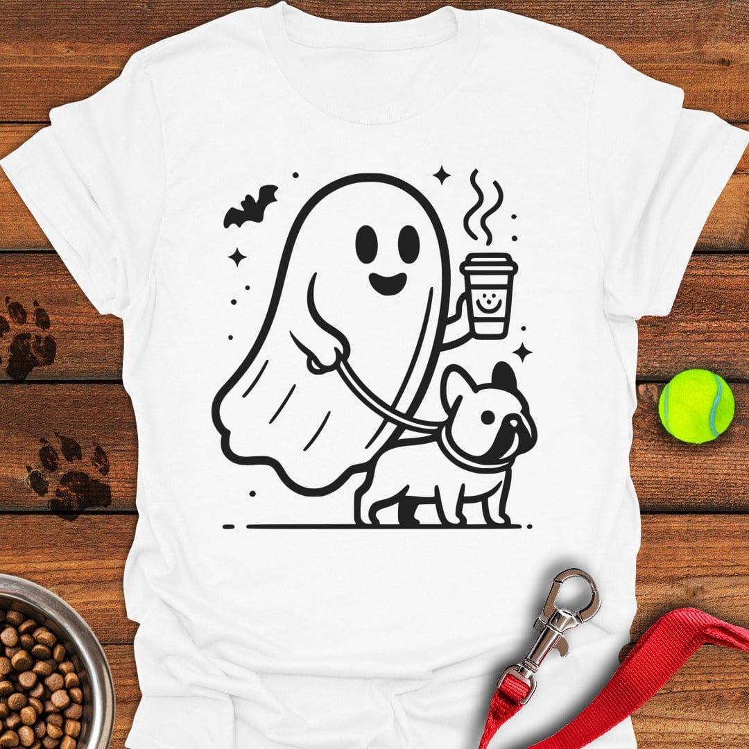 French Bulldog Halloween Ghost White
