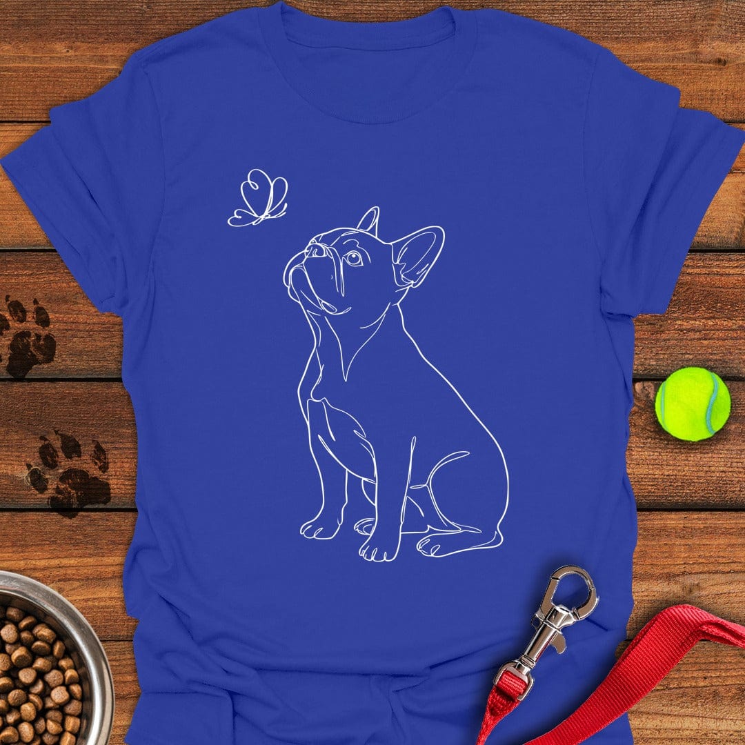 French Bulldog Line Art Royal