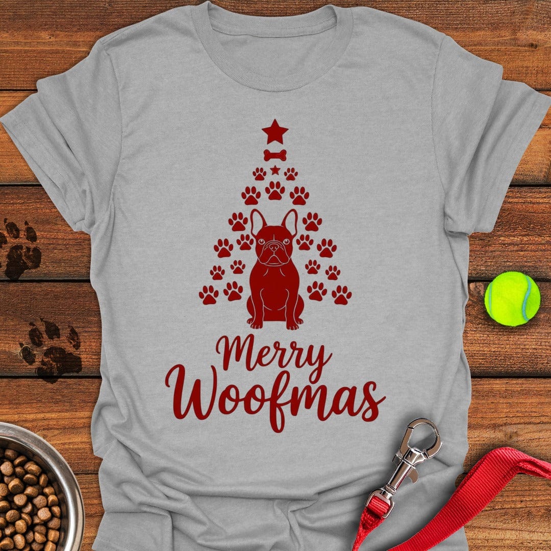 French Bulldog Merry Woofmas Christmas Sport Grey