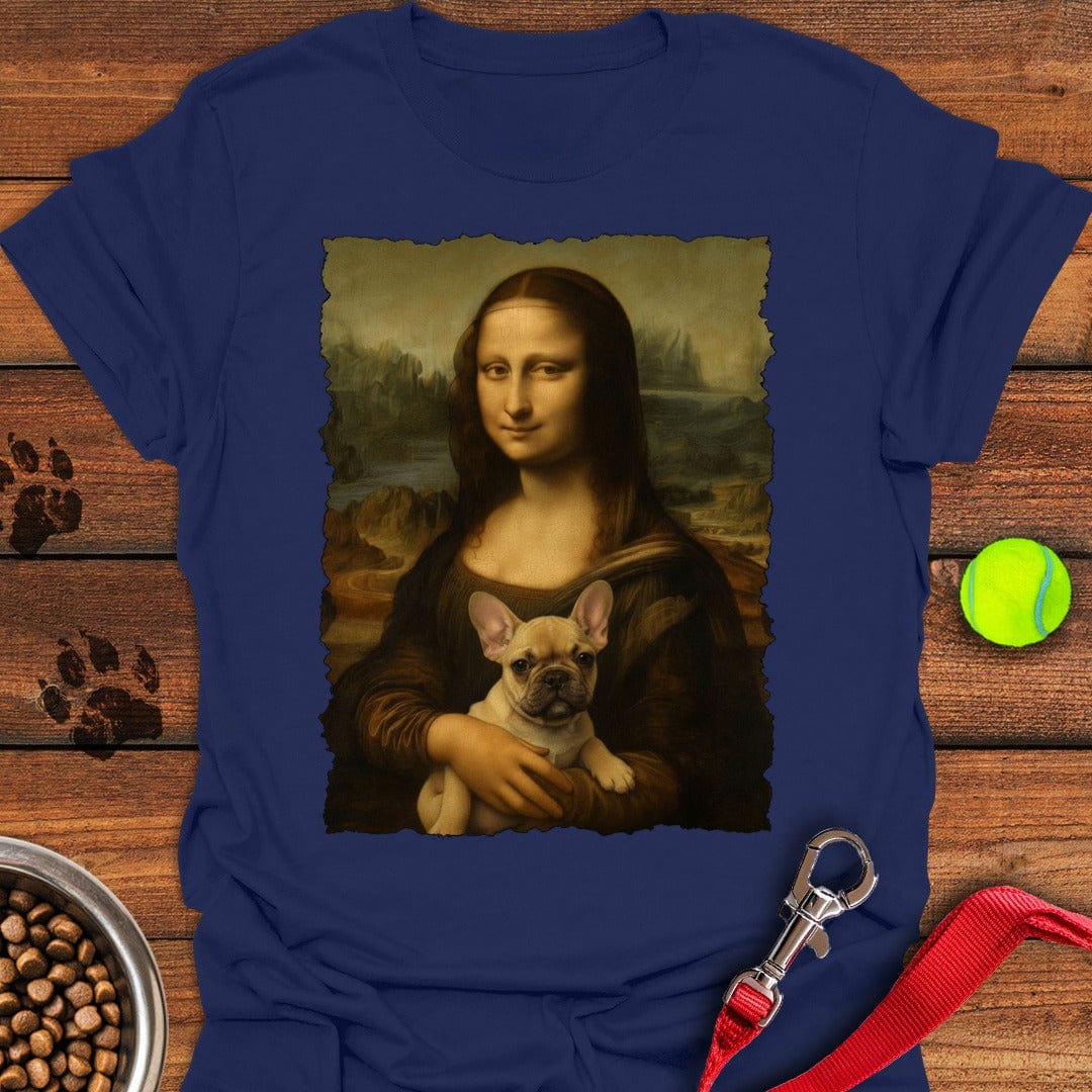 French Bulldog Mona Lisa Navy