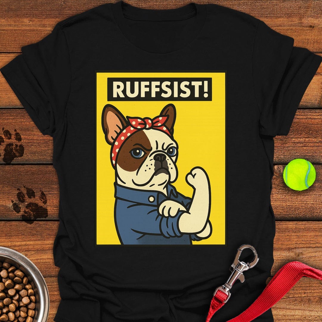 French Bulldog Rosie the Riveter Black