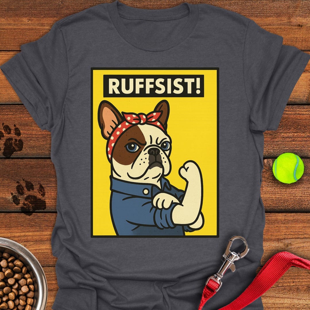 French Bulldog Rosie the Riveter Dark Heather