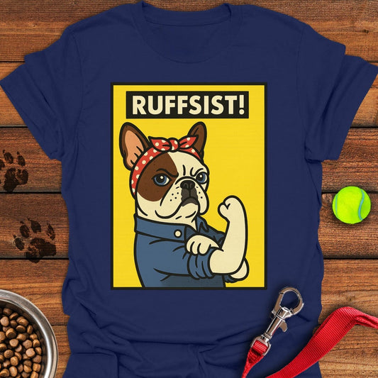 French Bulldog Rosie the Riveter Navy