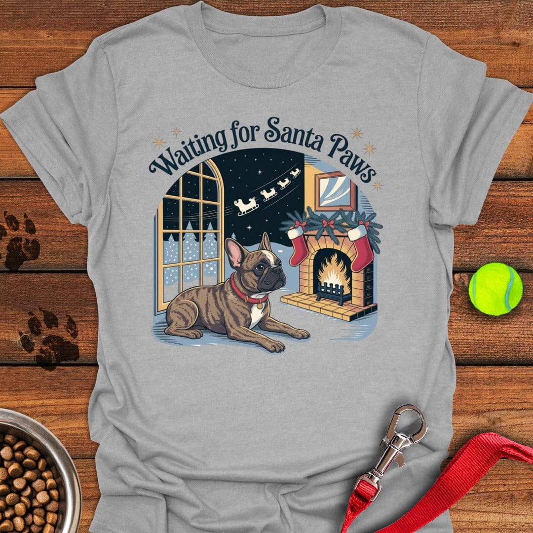 French Bulldog Santa Paws Christmas Sport Grey
