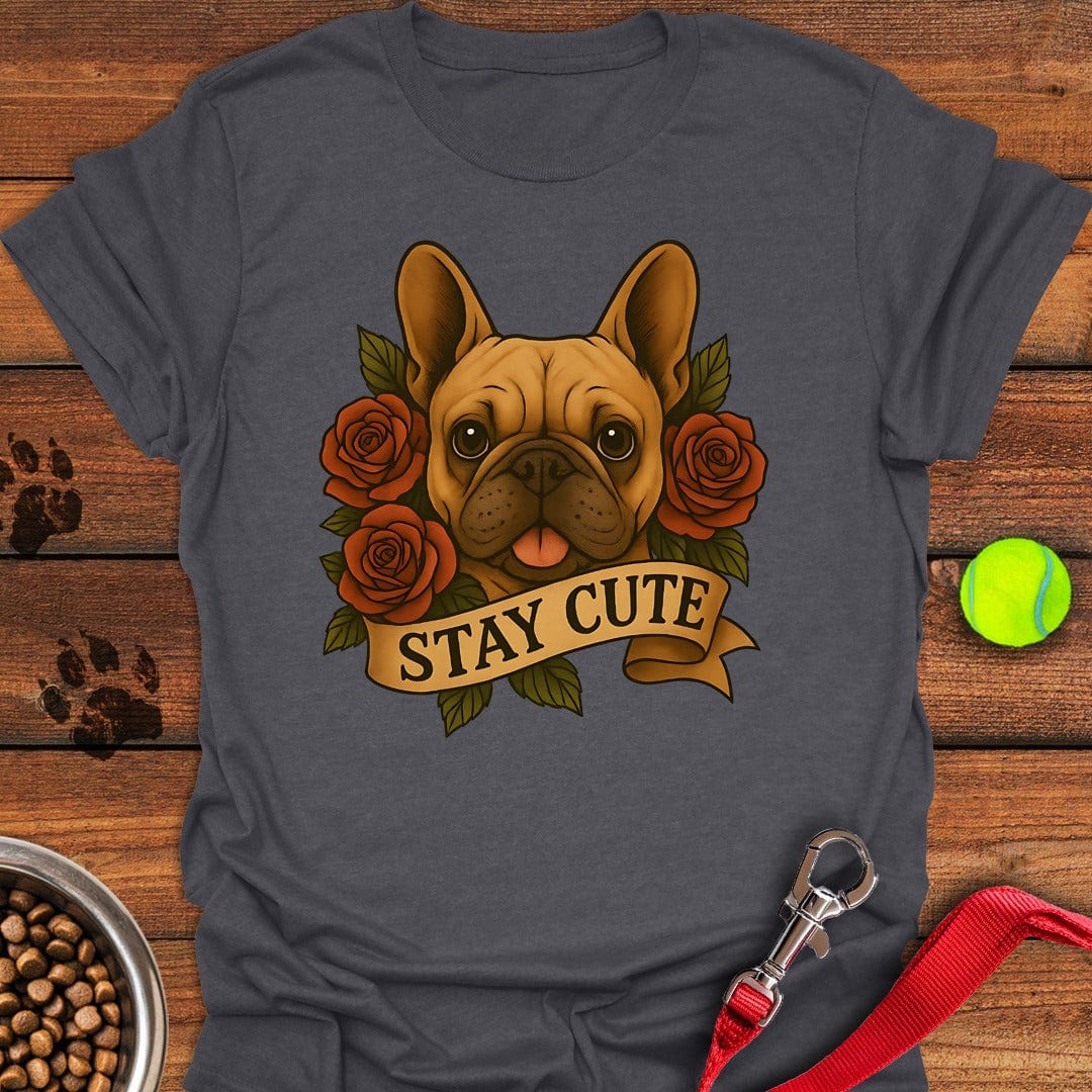 French Bulldog Tattoo Dark Heather