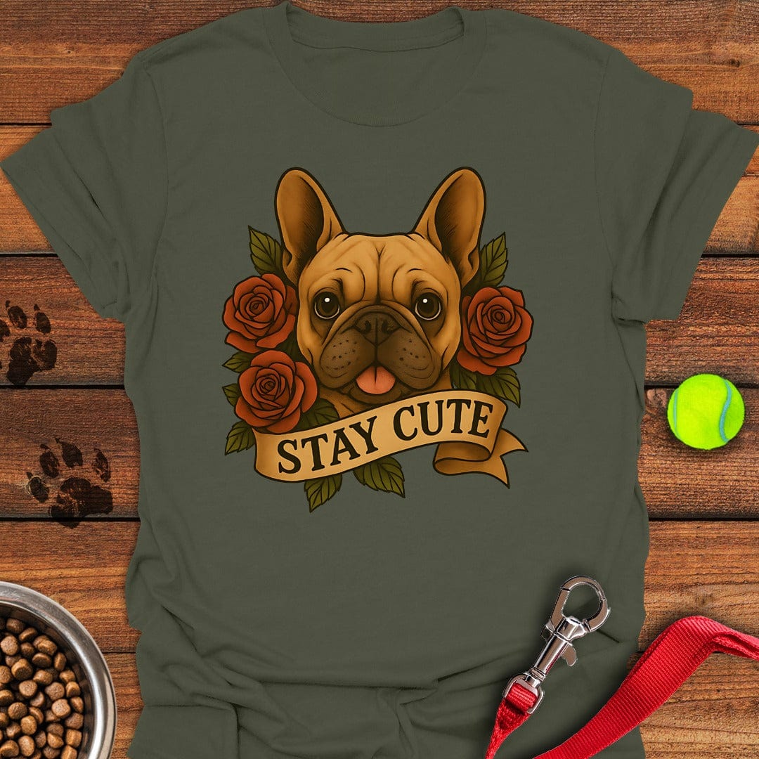 French Bulldog Tattoo Military Green
