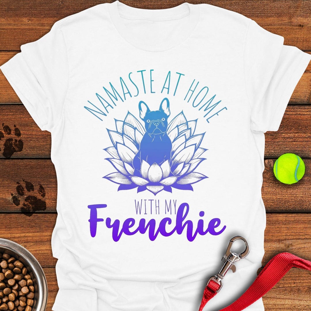 French Bulldog Yoga White