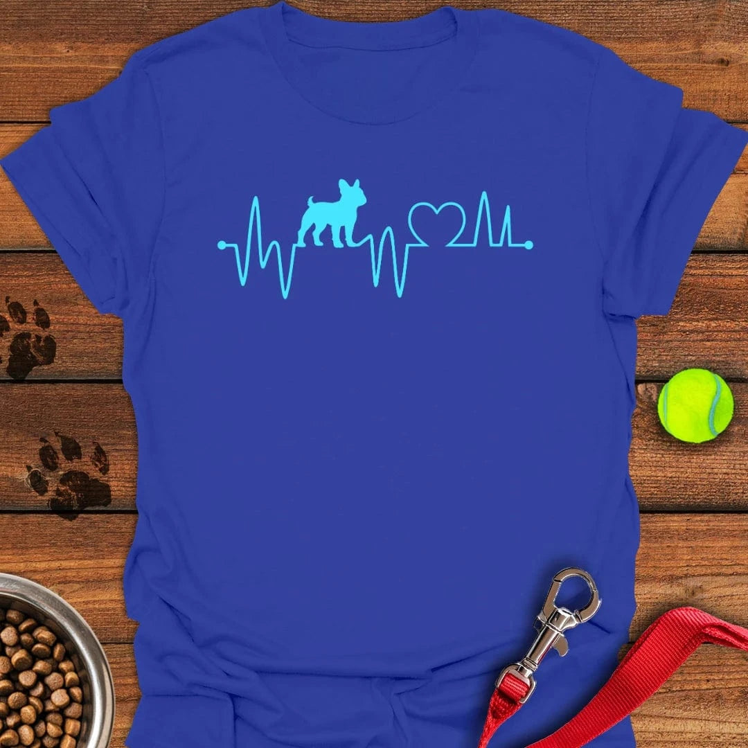 French Bulldog Heartbeat T-Shirt