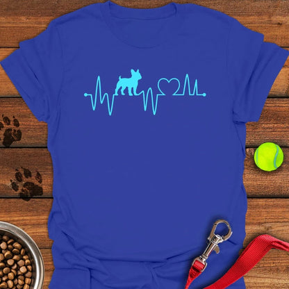 French Bulldog Heartbeat T-Shirt