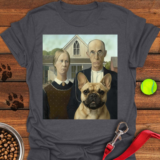 Frenchie American Gothic Dark Heather