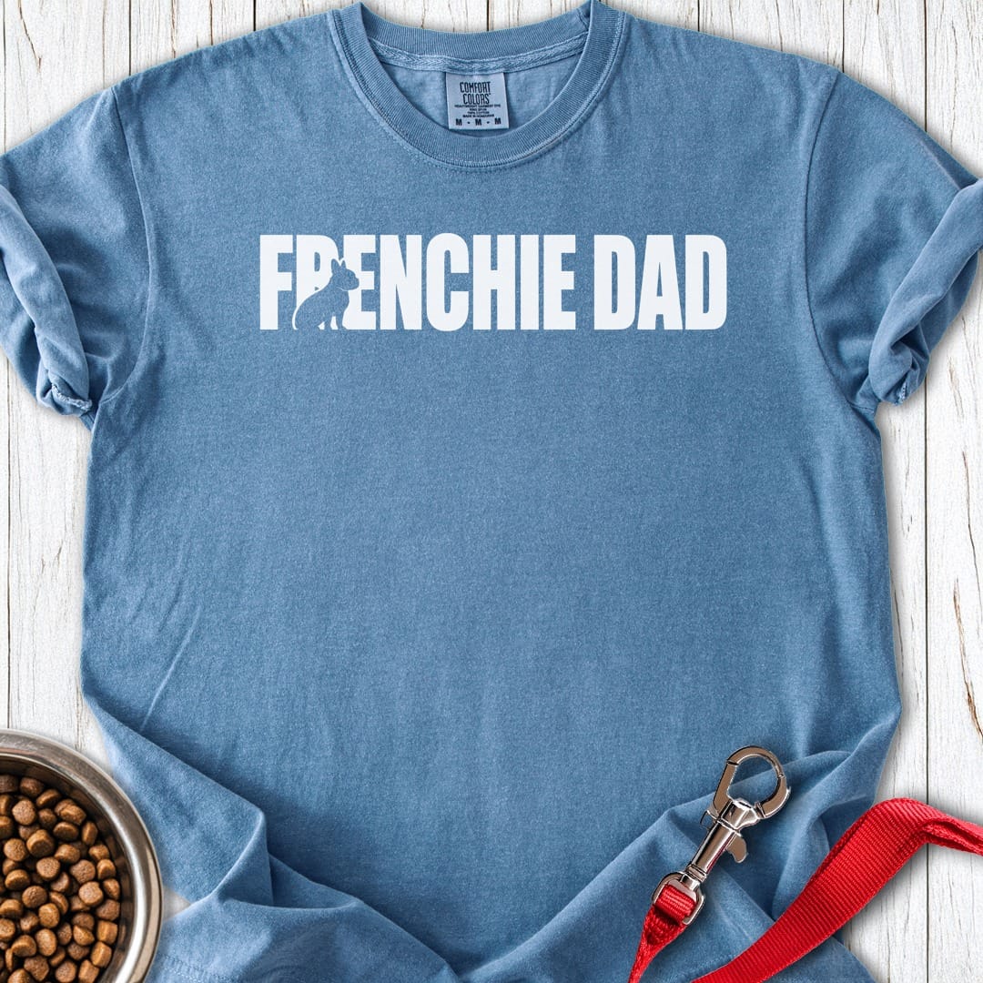 Frenchie Dad Premium Tee Blue Jean