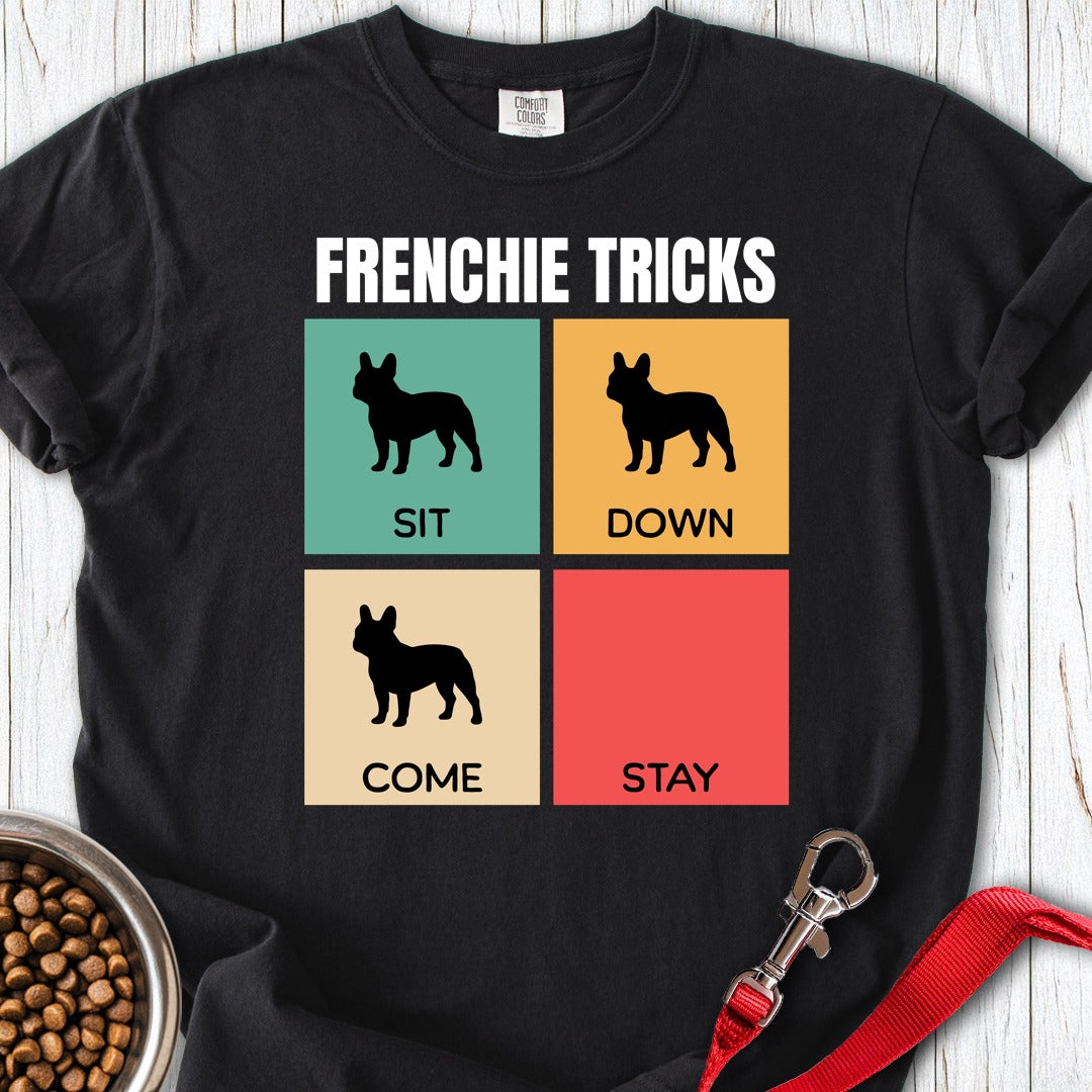 Frenchie Tricks Premium Tee Black