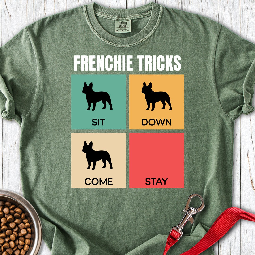Frenchie Tricks Premium Tee Moss