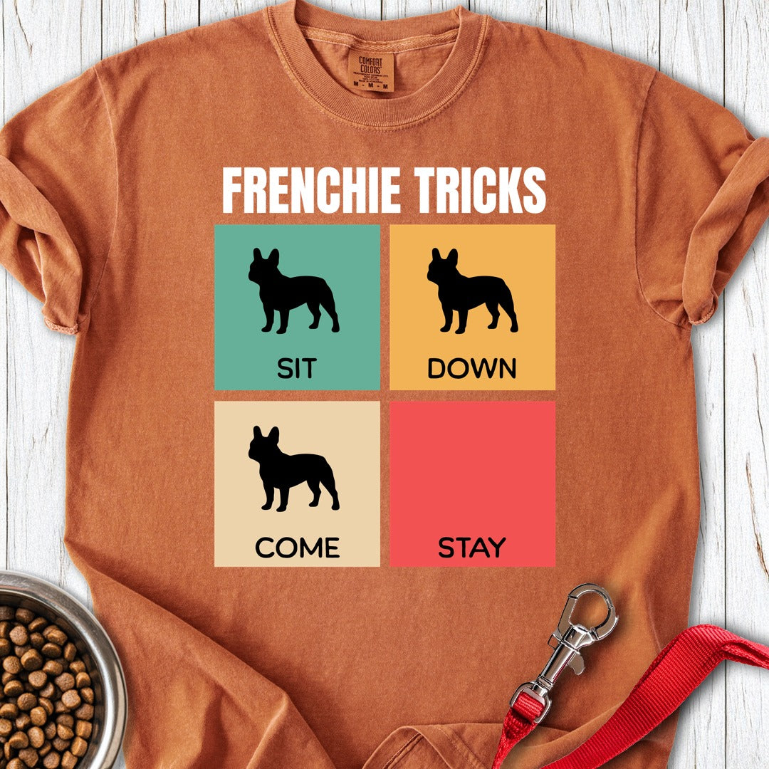 Frenchie Tricks Premium Tee Yam