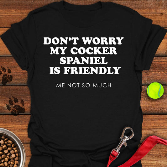 Friendly Cocker Spaniel Black