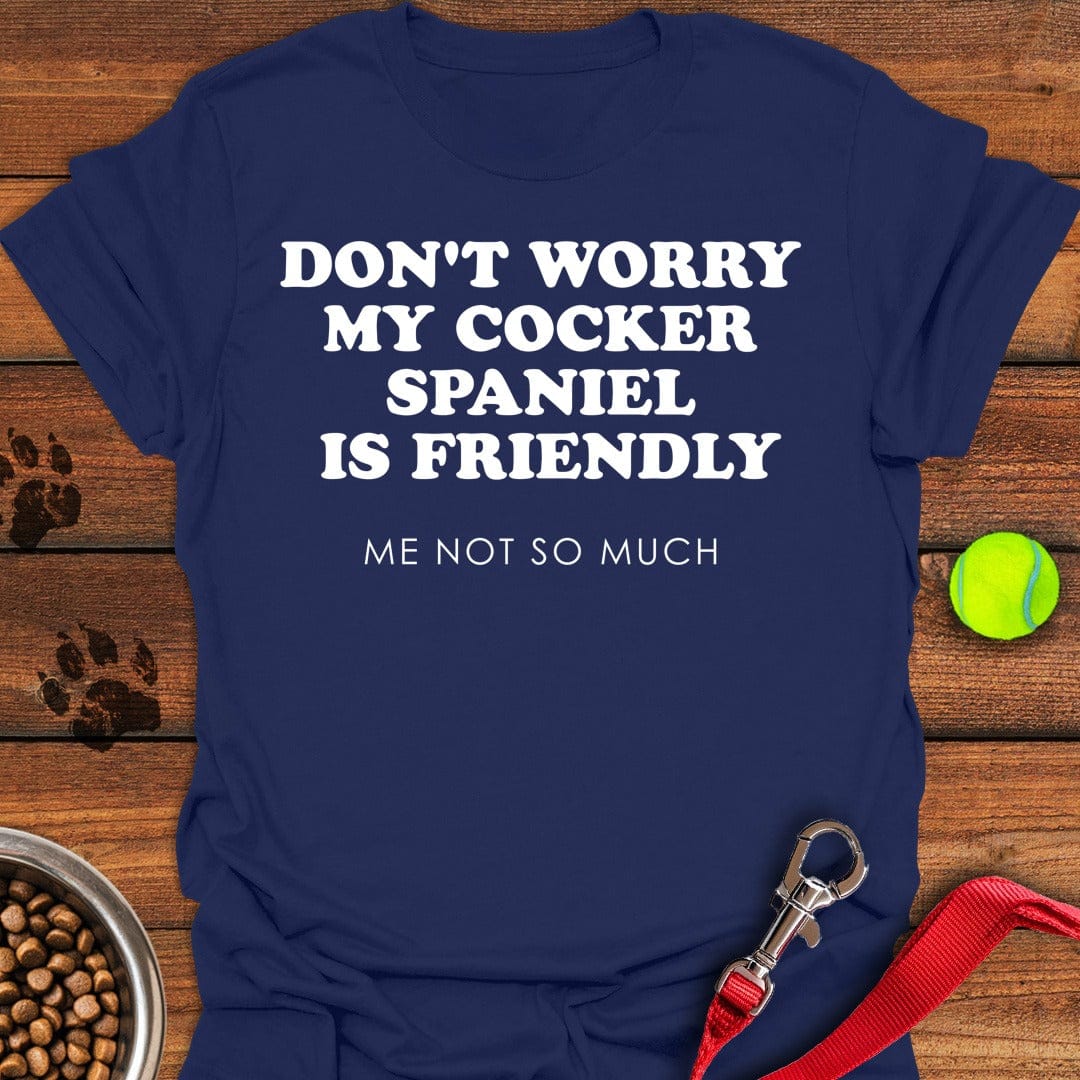 Friendly Cocker Spaniel Navy