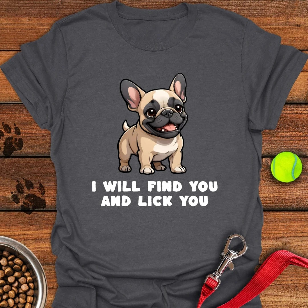 Funny French Bulldog T-Shirt Dark Heather