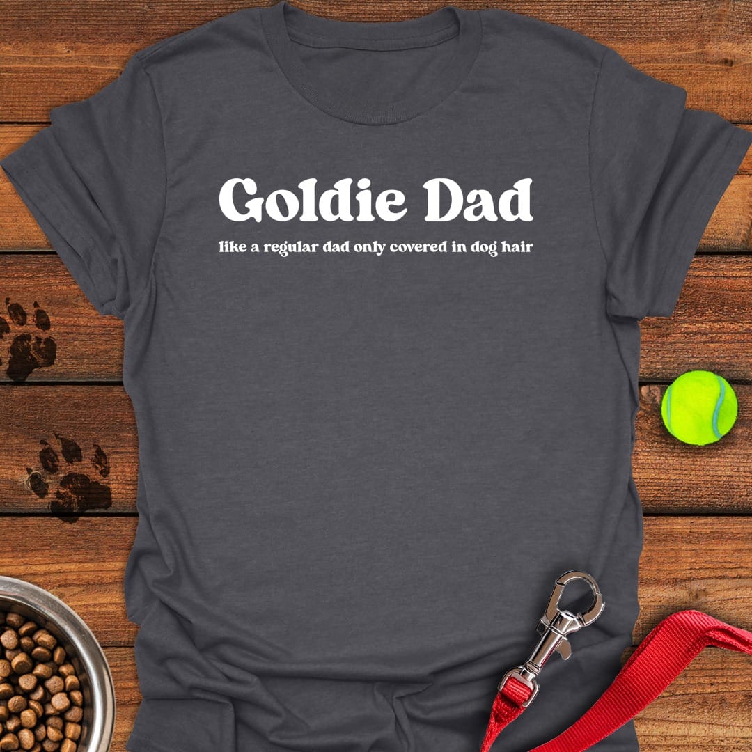 Funny Goldie Dad Dark Heather