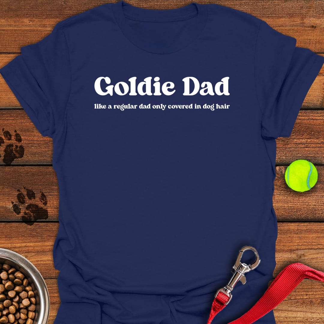 Funny Goldie Dad Navy