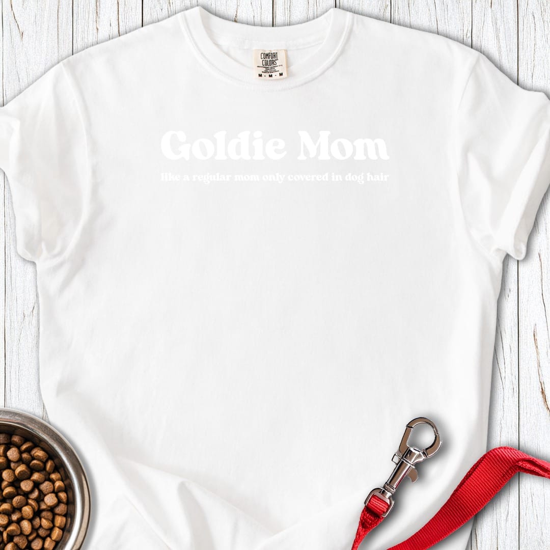Funny Goldie Mom White